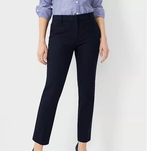 Ann Taylor Navy Blue Cropped Ankle Pants